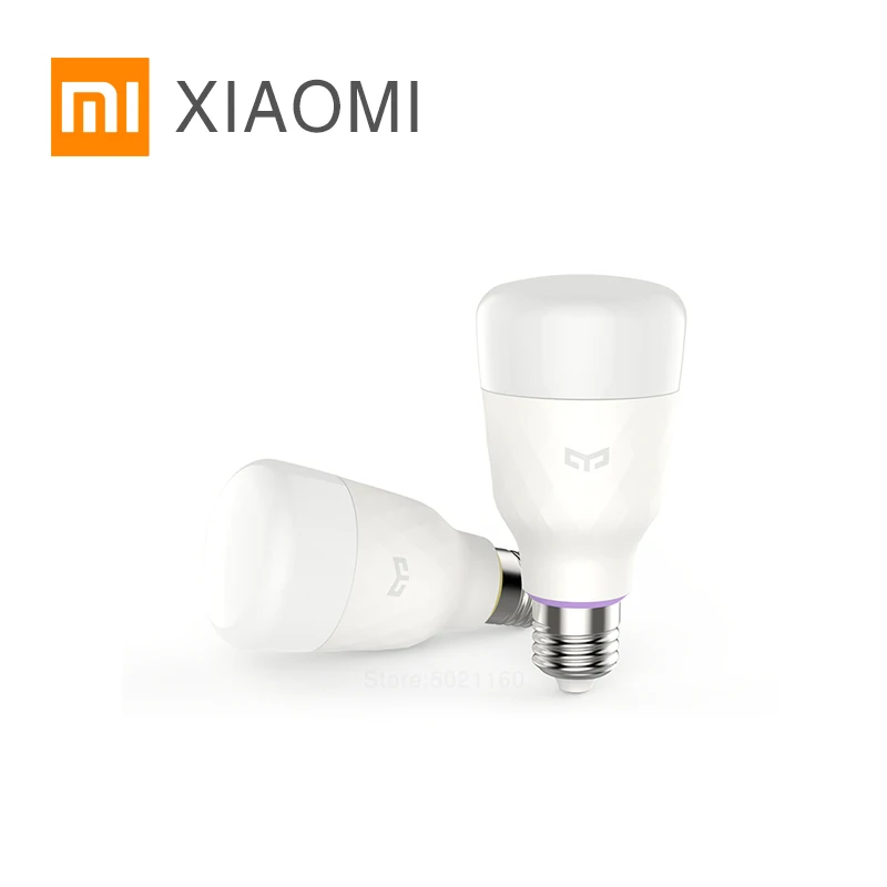 XIAOMI MIJIA Yee светильник светодиодный лампочка E27 умный цветной лампы YLDP05YL RGB люстра