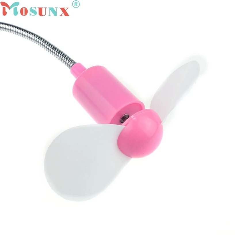 Mosunx Новый Mecall розовый гибкий USB мини вентилятор охлаждения кулер для ноутбука
