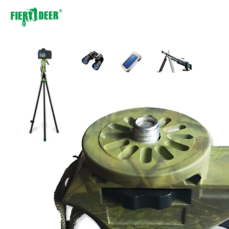 FieryDeer DX-004-01, 160 см, триггер, двустворчатая камера, прицелы, бинокль, Охотничья палка, палка для стрельбы, Двухстворчатая подставка для пистолета