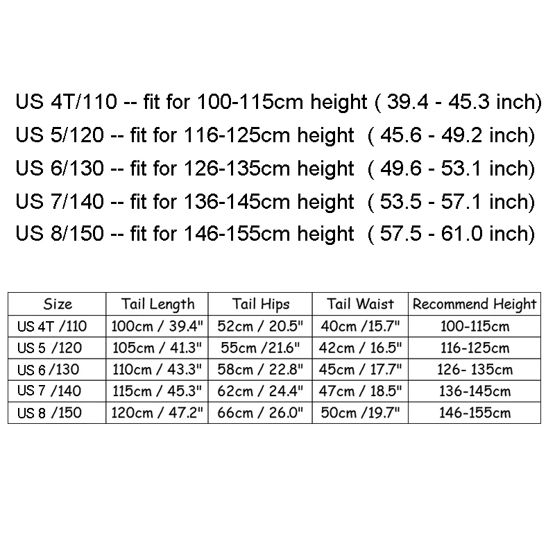 Kids Mermaid Swimsuit Girls Bikini Set Children's Costume Tails Fin Bathing Suit Summer Beach Dress Swimming Cosplay | Детская