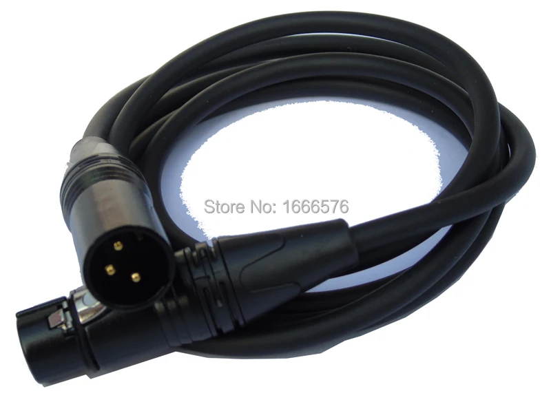 

KL High Quality 2PCS/ lot 25ft xlr male female 3pin MIC Shielded Cable pack-MCNB01