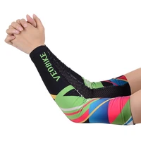 veobike cycling sleeves printed arm warmers women men road mtb bike uv400 mountain bicycle arms sleeves summer gloves