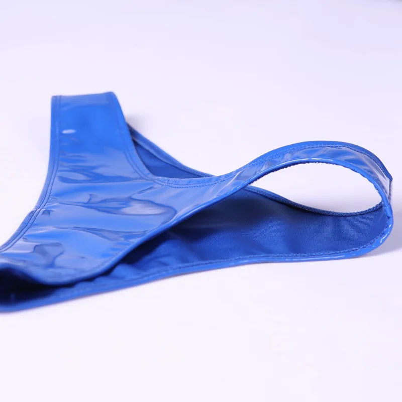 

Panties Sexy Women Fetish PVC Panties Thong Wetlook Low Waisted Femme G String Erotic Lingerie Faux Leather Panties Plus Size