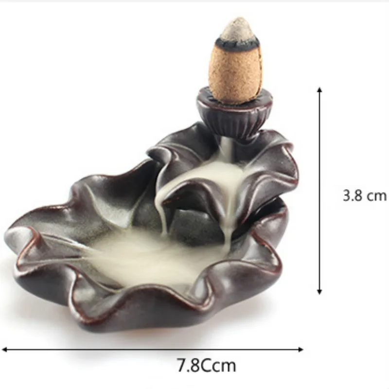 Новые конусы для благовоний Backflow в подарочной коробке с керамическим держателем