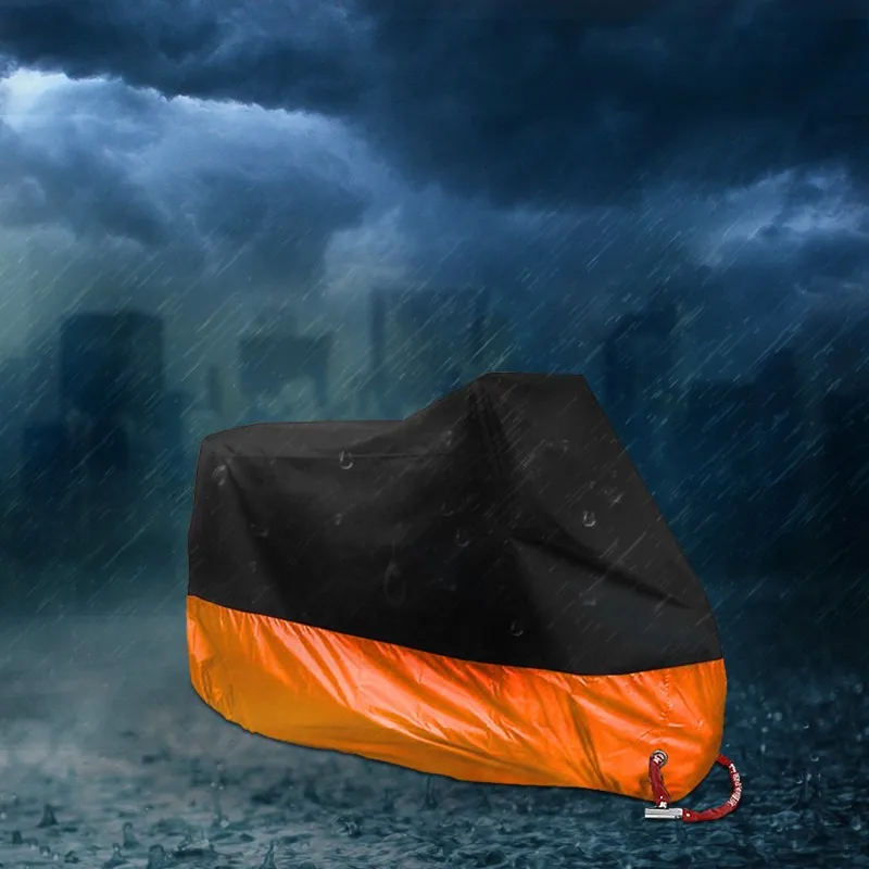 Waterproof Sun Motorcycle Cover Electric Bicycle Cover Dustproof UV Protector Portable Outdoor Rainproof Rain Cover