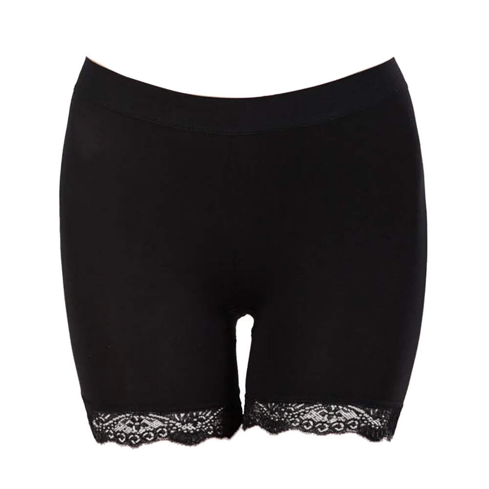 Lace Safety Short Panties Women Under Skirts Boyshorts Underwear Panties Seamless Big Size Female Everyday Safety Boxer#0627