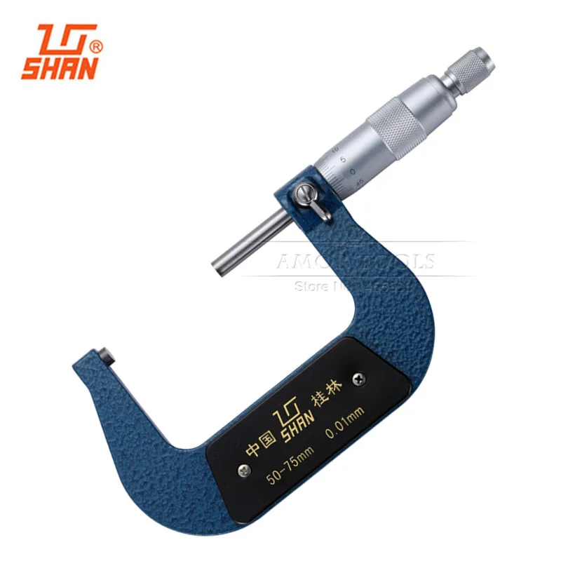 

Шан 50-75 мм/0,01 мм наружный микрометр метрический карбидный сплав винтовой резьбы калибр штангенциркуль, измерительные инструменты