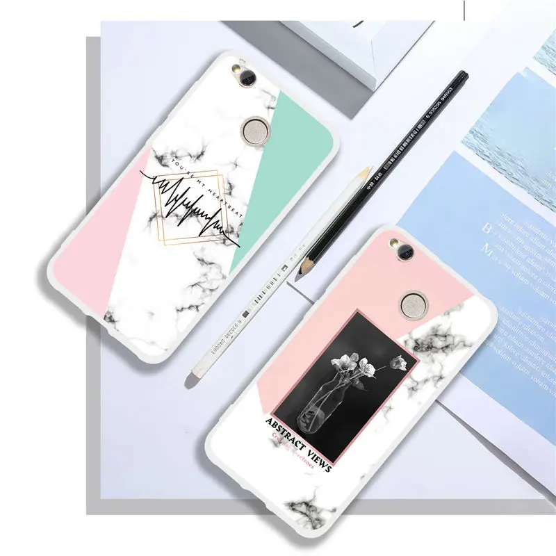 FLYKYLIN Marble Case For Redmi 4X 4A Cases Xiaomi 5A 5 Plus Back Cover on 6 Pro 6A Capa Soft TPU Silicone Coque |