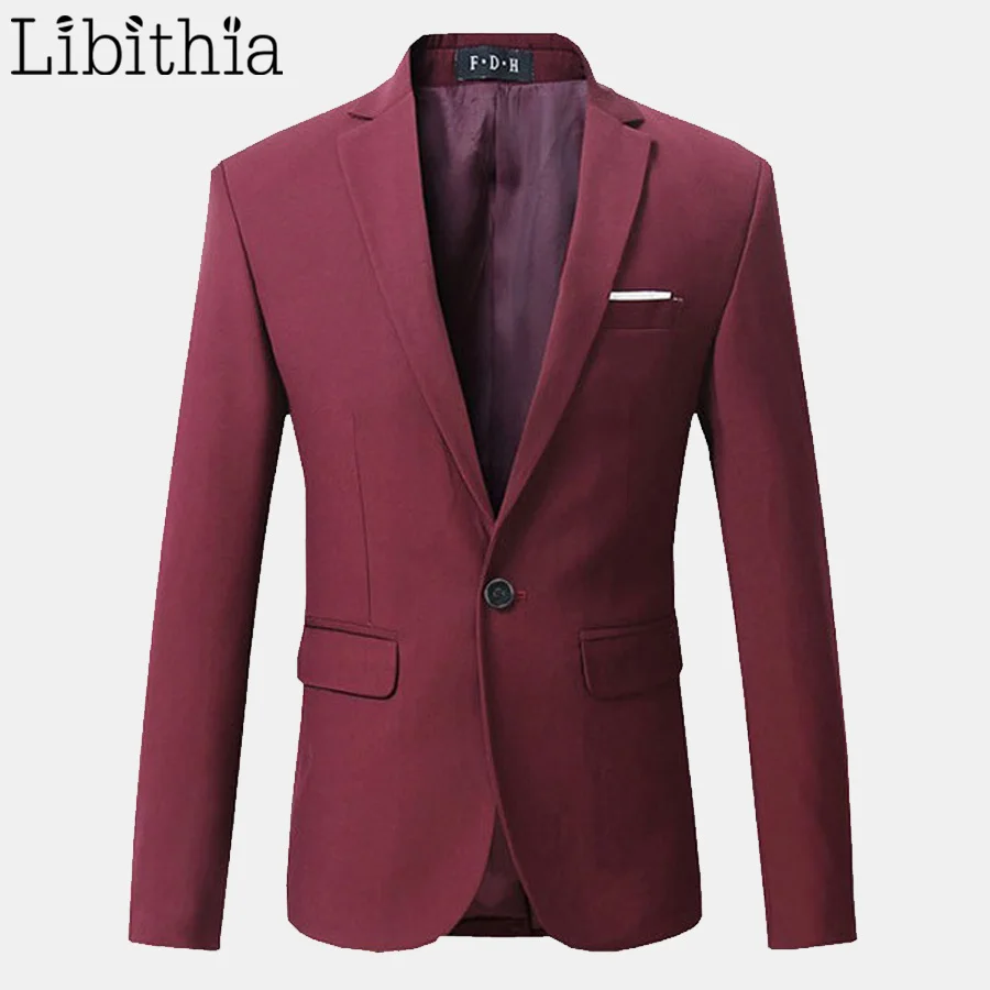 Облегающий костюм Блейзер куртки для мужчин модель 5XL 6XL мужской повседневная