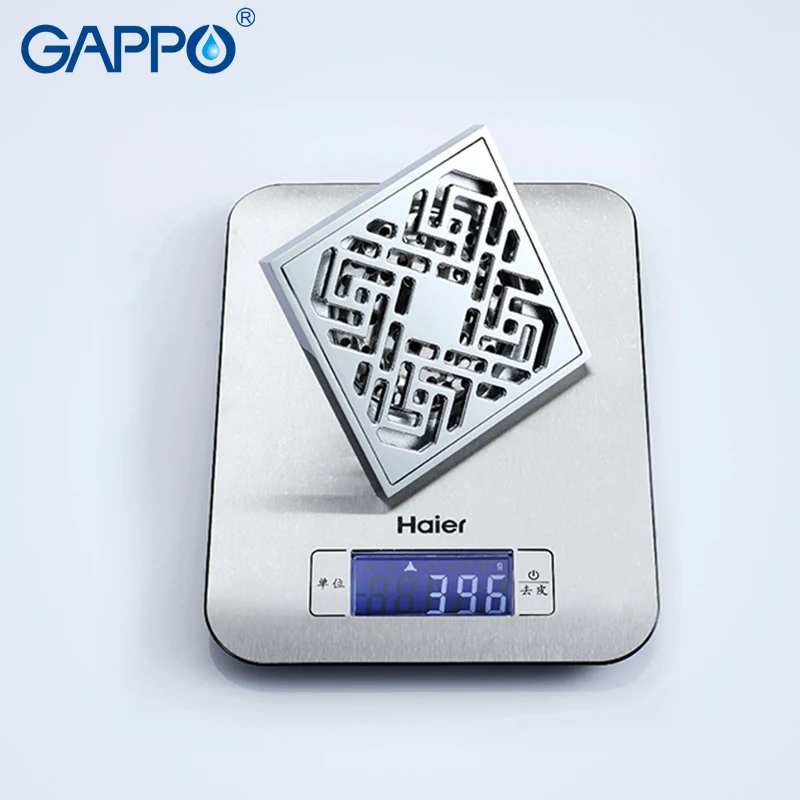 

GAPPO Drains square anti-odor bathroom floor cover stopper bath shower floor drains bathroom shower drain strainer