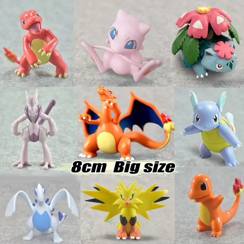 Большой размер Wartortle Charmeleon Delphox Ivysaur Venusaur MEGA Аниме фигурки Модель pks