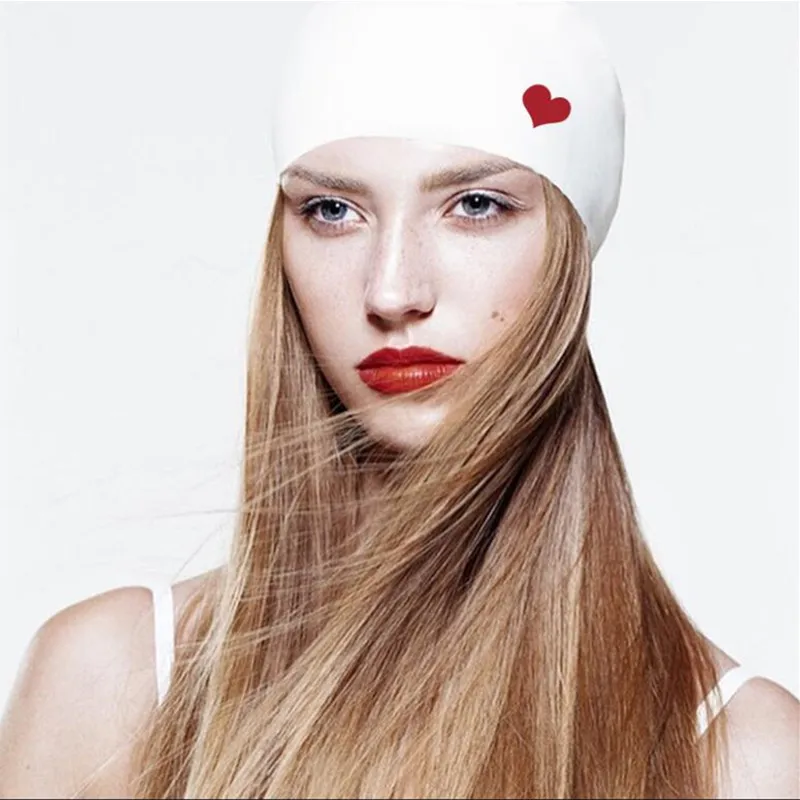 

Silica gel Waterproof Swimming Caps Protect Ears Long Hair Sports Swim Pool Hat Swimming Cap Free size for Women Adults