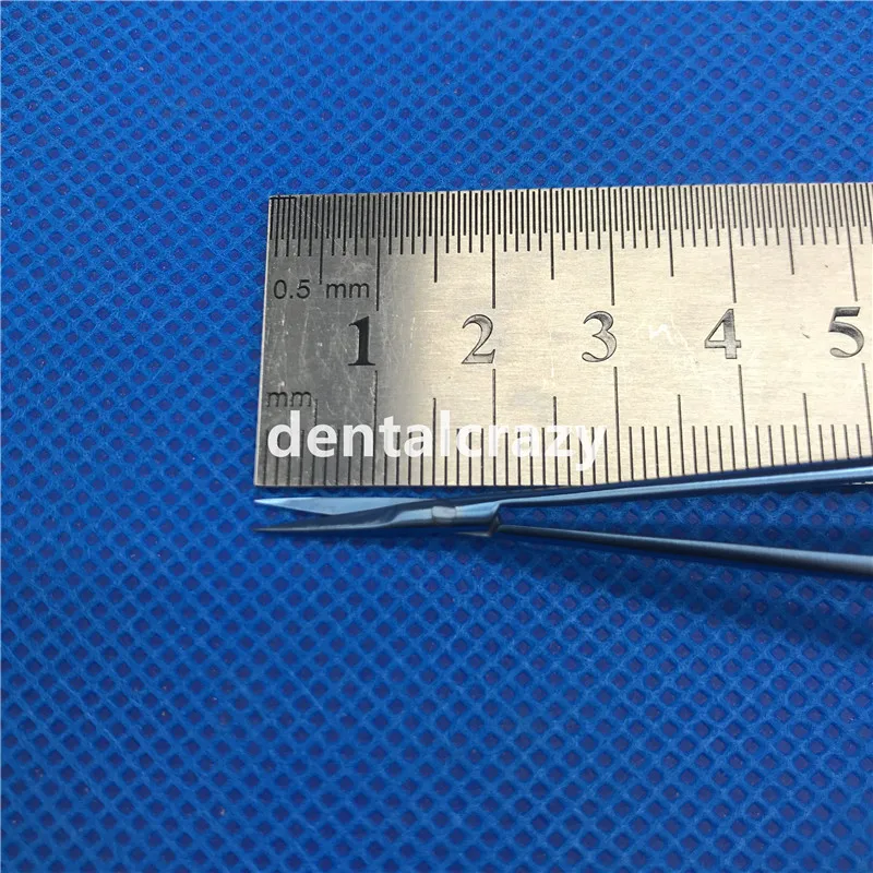 NEW Titanium Alloy Curved Head Yasargil Mircro Scissor Bayonet Flat handle 20cm/21cm/22.5cm |