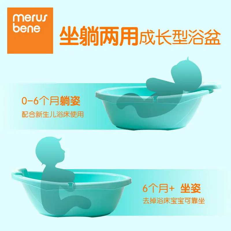 Детская складная ванна утолщенная с поддержкой легкие портативные Детские ванны