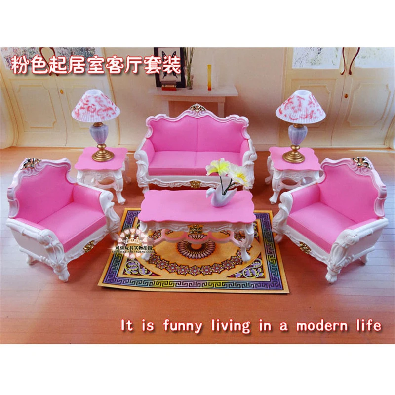 Миниатюрная мебель My Fancy Life набор для гостиной кукла Барби дом лучший подарок
