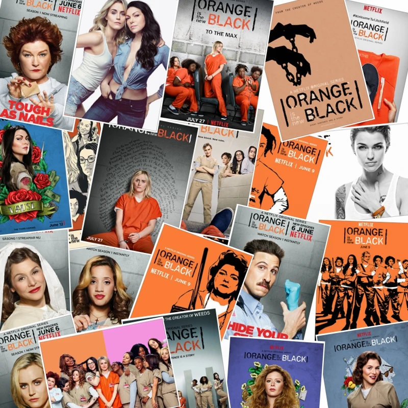 25 шт./упак. Orange is the New Black ТВ показать Стикеры для ноутбука гитары холодильник велосипедный багажник автомобиля для скейтборда Moto гитарная надпись