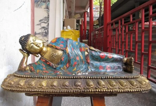 

Песня voge gem S1465 9 тибетская бронзовая свинка клуазоне бусина-отдых сна татхагата Амитабха Шакьямуни Будда