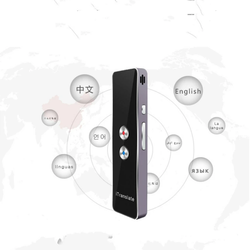 Elistooop Upgrade Portable Smart Translator Voice for Learning Travel Meeting Instant Traductor Mulit Language Translators | Электроника
