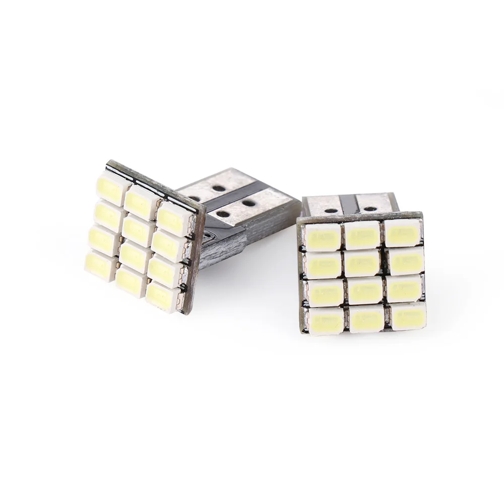 W5W 12SMD 1206 Автомобильный Клин белый светодиод постоянного тока 12 В безошибочный