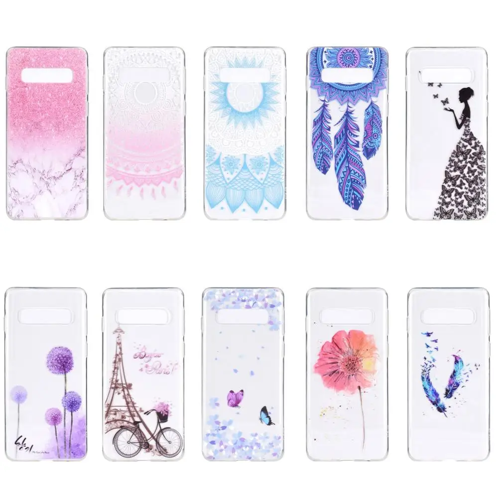 Высококачественный силиконовый чехол из ТПУ для samsung Galaxy S10E S10 PLus роскошные чехлы