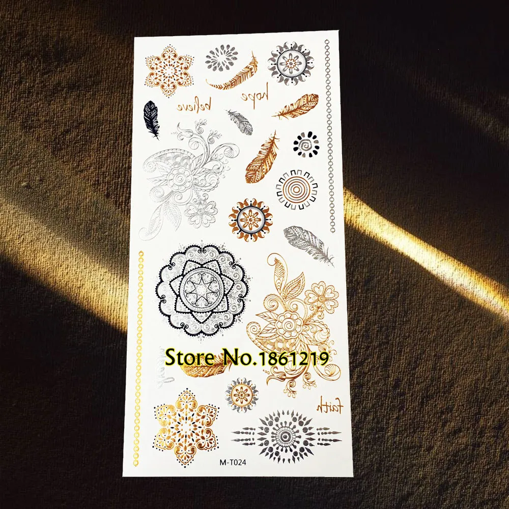 Временная Водонепроницаемая вспышка-Татуировка со змеиным принтом женский