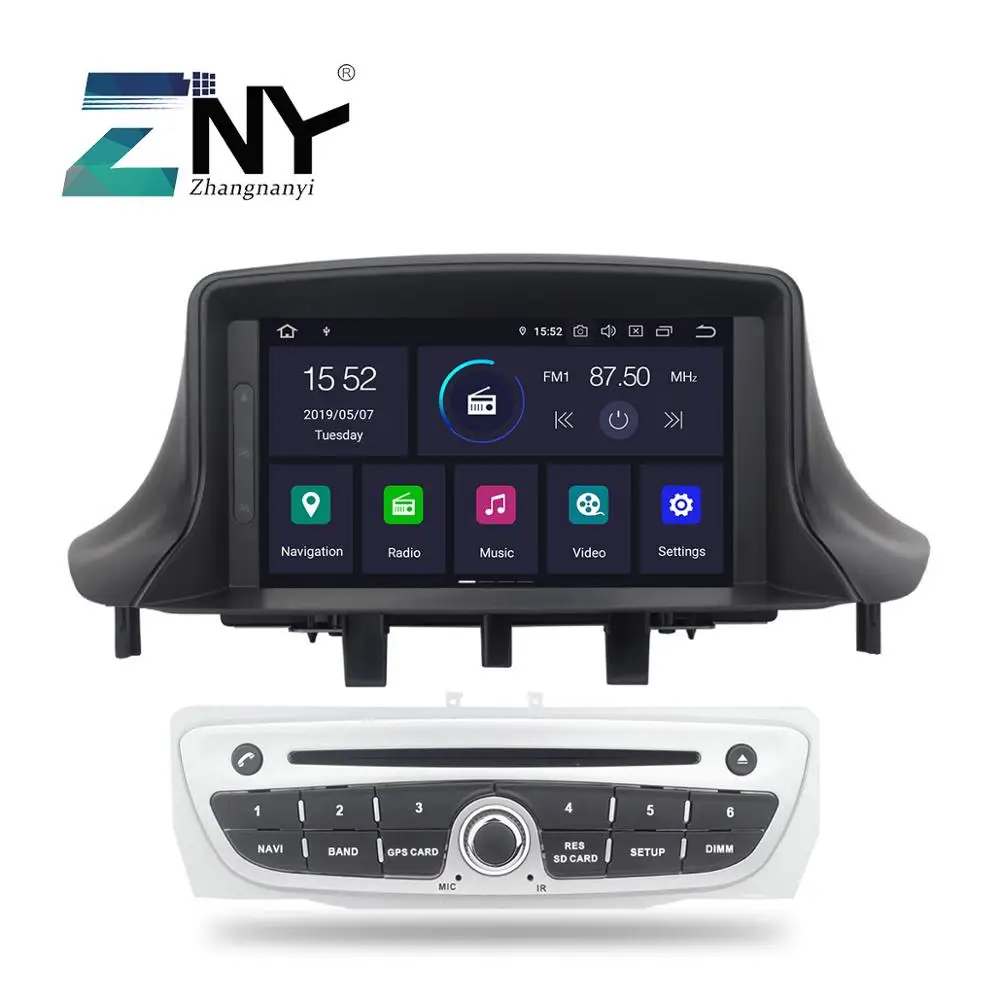 7 &quotips Android 9 0 автомобиль DVD 1 din Авторадио для Renault Megane 3 2009 2010 2011 2012 2013 2014 Fluence gps