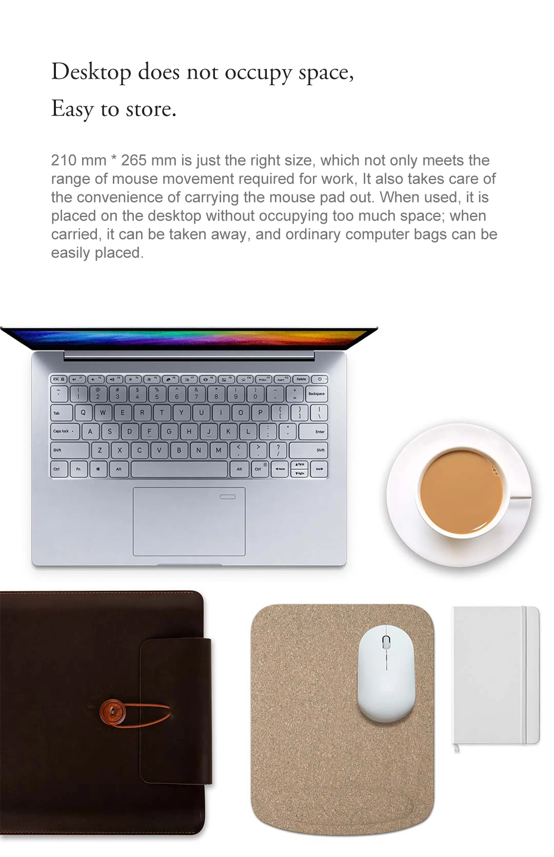 Xiaomi SON OF OAK Office Mouse Pad Oak Bark Wood Wrister Mousepad Portable Mouse Mat For Notebook, Computer Natural Table mat