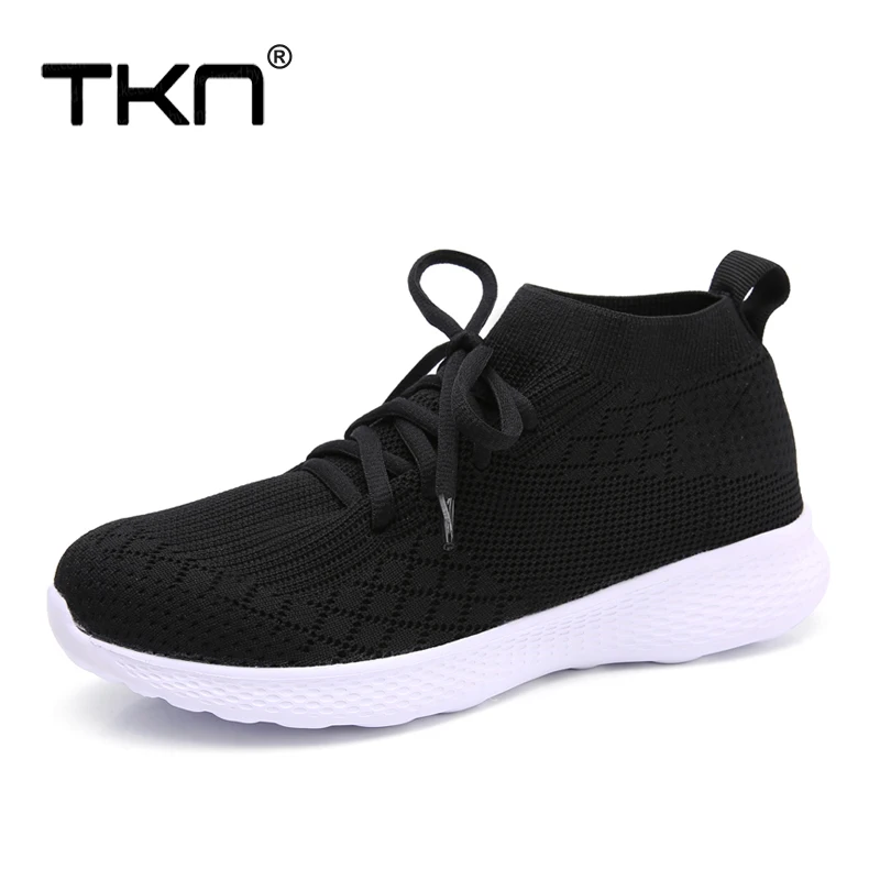 Женские кроссовки на плоской подошве TKN повседневные из дышащей сетки tenis feminino 2988