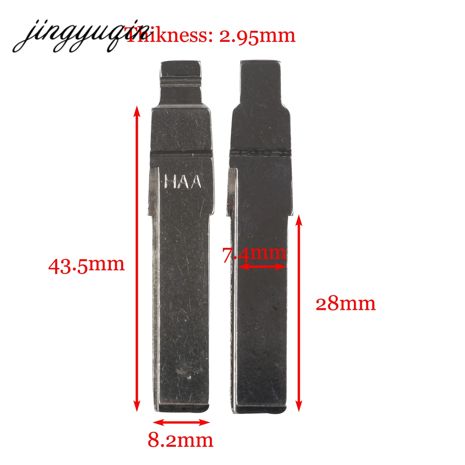 Jingyuqin 15 шт./лот HAA пульт дистанционного автомобильного ключа заготовки для AUDI Fit VW