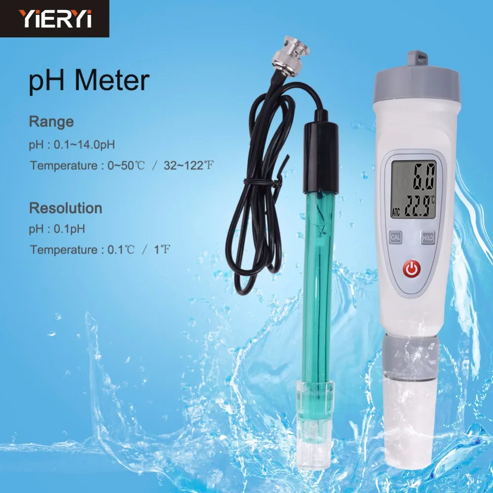 Измеритель ph yieryi портативный точный тестер 0 14 3 шт.|Измерители pH| |