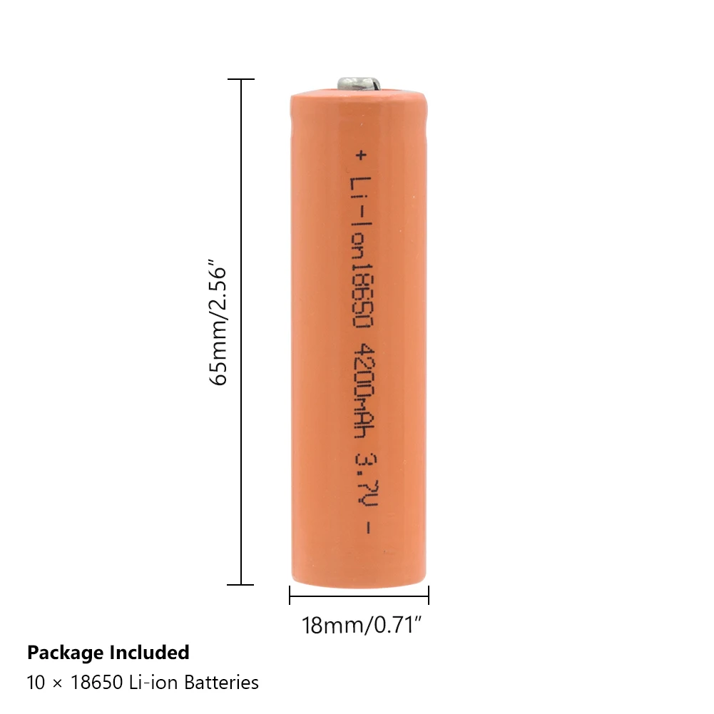 18650 Батарея 3 7 V 4200mAh литий ионная аккумуляторная батарея для электронных сигарет
