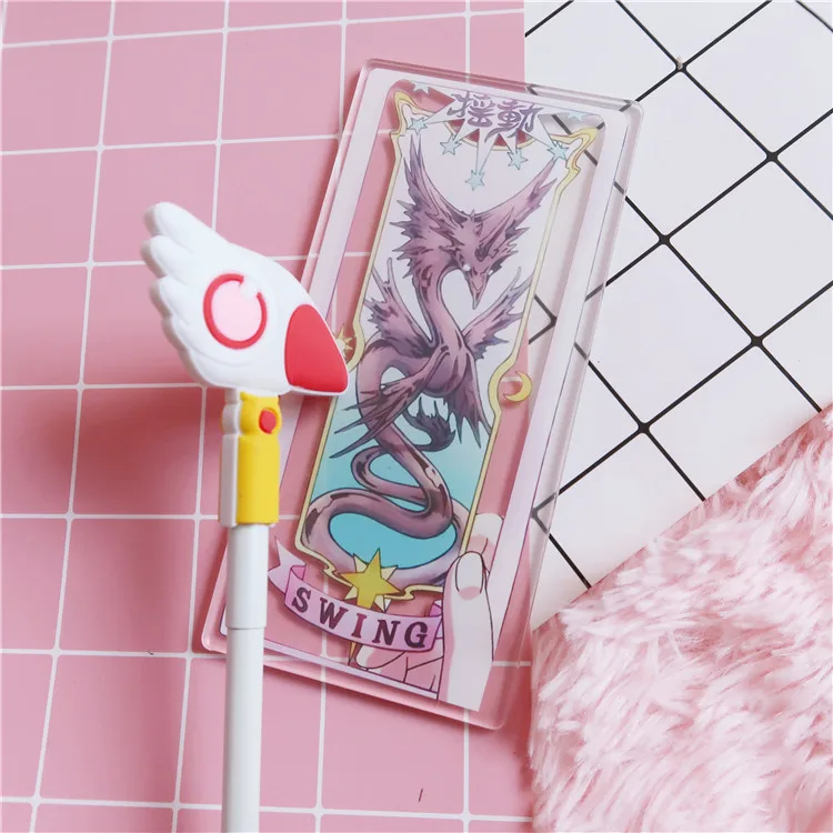 Cardcaptor card captor шариковая ручка Sakura волшебная палочка для запечатывания реквизит