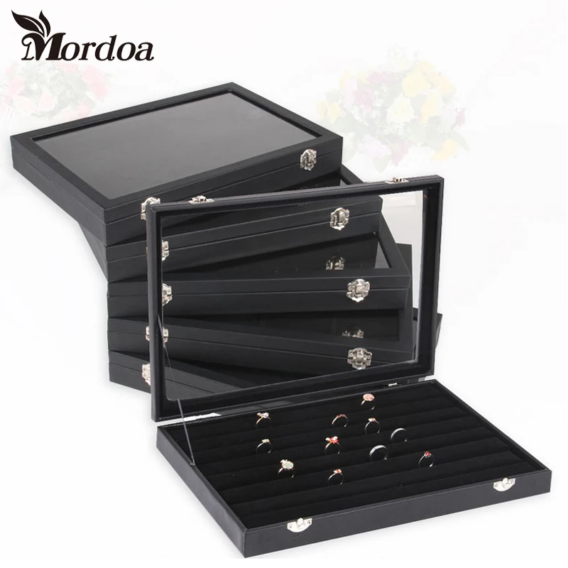 Кольцо серьги кулон ожерелье коробка ювелирных изделий витрина/полка|jewelry display