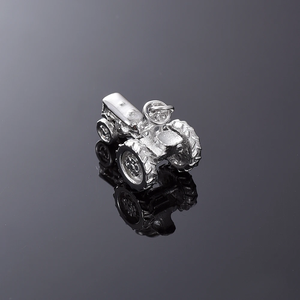 

IJD10536 Stainless Steel Cremation Memorial Necklace Tractor for Ashes Urn Keepsake Pendant for Jewelry