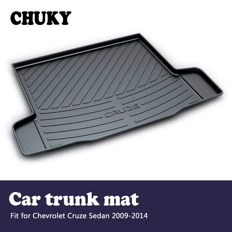 

CHUKY For Chevrolet Cruze Sedan 2009 2010 2011 2012 2013 2014 Car Cargo rear trunk mat Boot Liner Tray Anti-slip mat Accessories