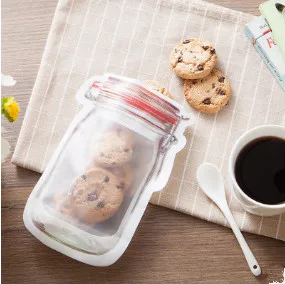 5 шт. пластиковые пакеты для горячих бутылок, орехов, печенья, конфет, закусок, удобный герметичный полиэтиленовый пакет, товары для хранения для украшения дома