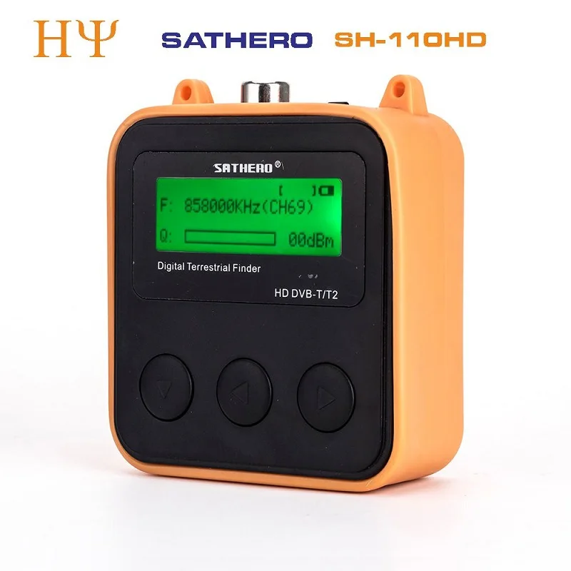 SATHERO SH-110HD устройство поиска сигналов наземных станций метр DVB-T DVB-T2 HD цифровое устройство поиска ТВ-сигнала лучше satlink ws-6905