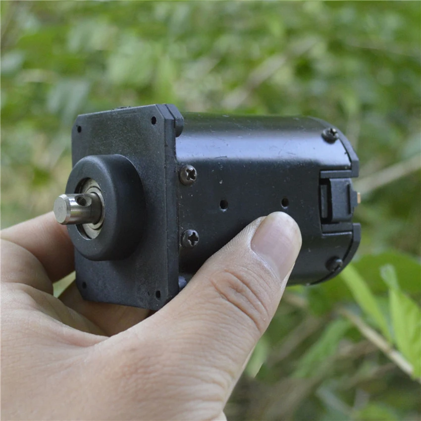 

DC24V-220V 2700RPM 220 Micro Motor Carbon Brush Ball Bearing 12-pole Rotors Mute Experimental Generator Massage Chair Motor DIY