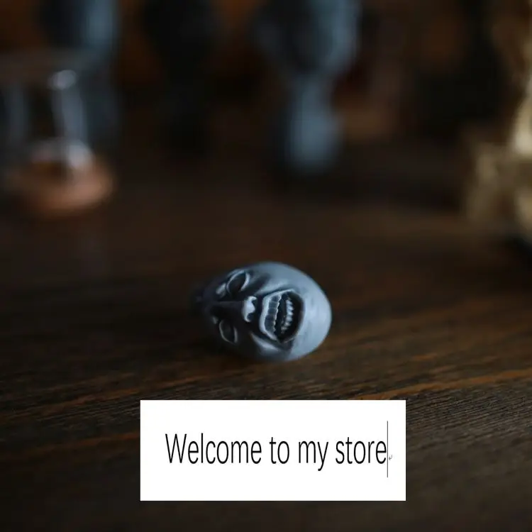 

small resin figure toy model small devil egg