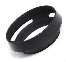 Cameras Lens Hood 37-58mm Metal Hollow Cover Black Hoods For Canon Nikon Leica Slr Camera | Электроника