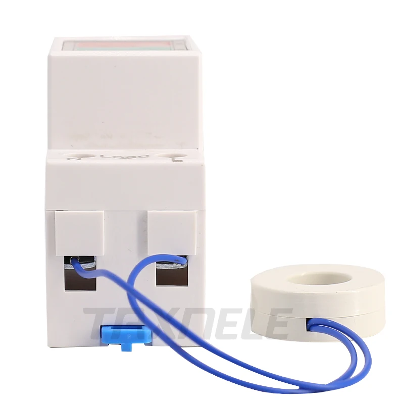 Din-рейка AC 160-275V 0-100A 60A Вольтметр Амперметр светодиодный дисплей Панель Напряжение измеритель тока с трансформатором