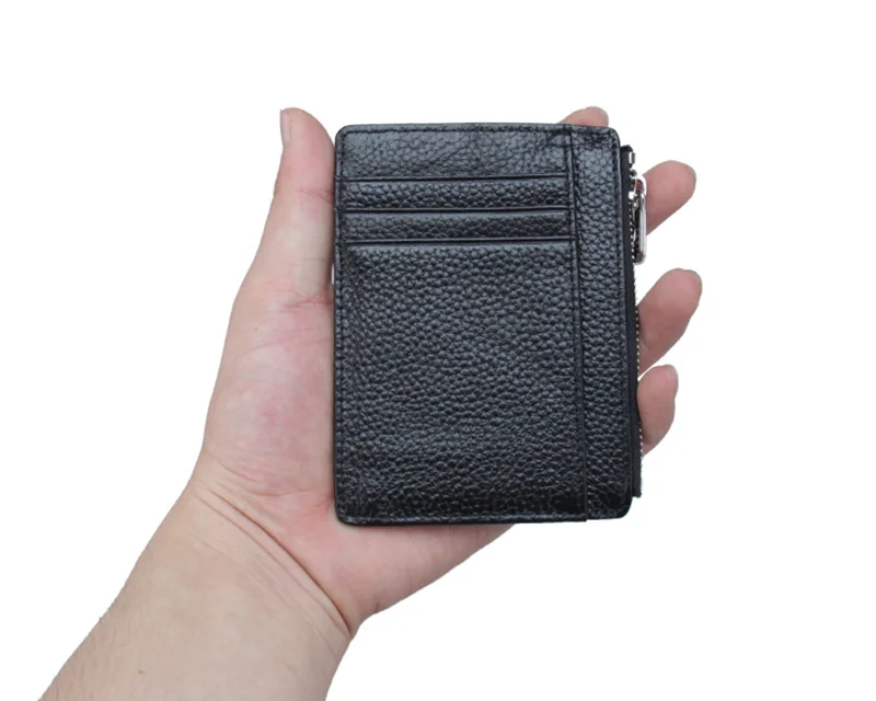 Мужские кошельки из натуральной кожи с держателем для карт высококачественные