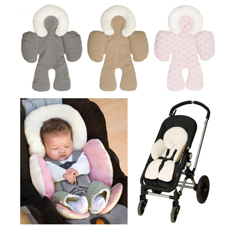 

baby stroller cushion mats car seat accessories head support belt shoulder-sided protective cover Neck Protection pad