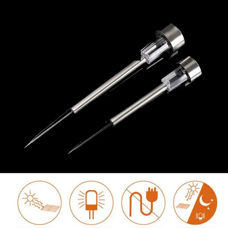 Новый газонное освещение на солнечной лампы Нержавеющая сталь 2В 40MA фонари