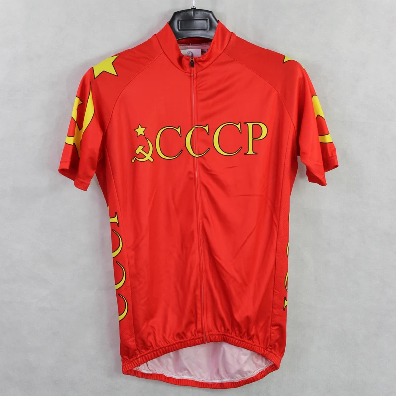 2017 2018 Велоспорт оборудования осенняя одежда Майки Советский Союз CCCP чужой autumnwear