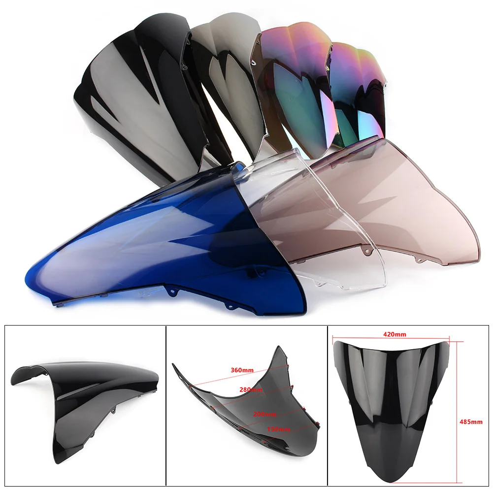 VFR800 мотоциклетное ветровое стекло дымчатое лобовое для Honda VFR 800 2002 2003 2004 2005 2006 2007
