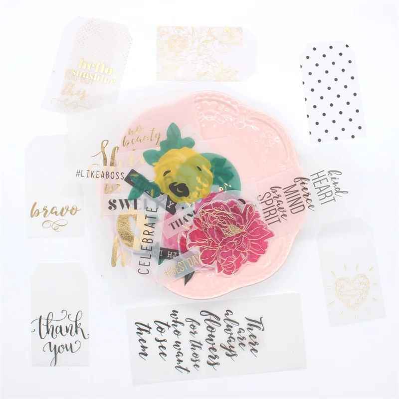 YPP CRAFT 38 шт. Hello Sunshine Vellum бумажные высечки для скрапбукинга Happy planner/Создание