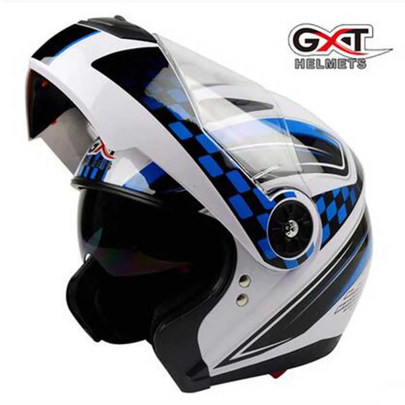GXT черный красный мотоциклетный шлем с откидной крышкой мотоциклетные шлемы для