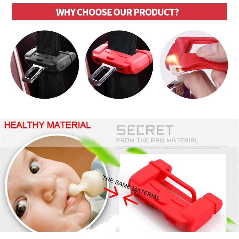 Car Seat Belt Buckle Cover Clip For Alfa Romeo 159 Giulietta 147 156 Mito GT Giulia Stelvio Brera Safety Seats Protection | Автомобили и