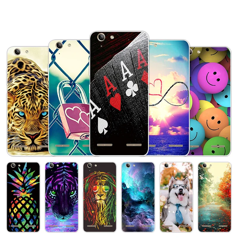 Для lenovo Vibe K5/K5 Plus Lemon 3 A6020a40 A6020 A40 Задняя Крышка силиконовая улыбка дизайн для lenovo Vibe K5 Plus чехол
